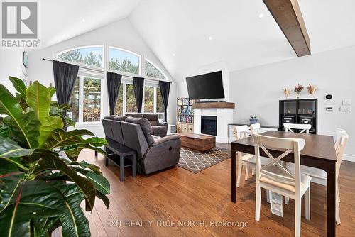 139 Rue Eric, Tiny, ON - Indoor With Fireplace