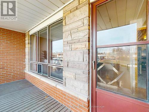 Front Balcony - 733 Consort Crescent, Mississauga, ON - Outdoor With Deck Patio Veranda With Exterior