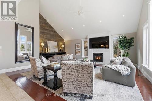 16 Seifert Court, Cambridge, ON - Indoor Photo Showing Living Room With Fireplace