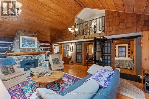 79629 Watson Drive, Central Huron (Goderich), ON - Indoor Photo Showing Living Room With Fireplace
