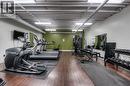 View of workout area - 191 King Street S Unit# 712, Waterloo, ON  - Indoor Photo Showing Gym Room 