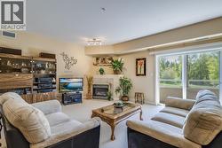 Cozy living area with gas fireplace - 