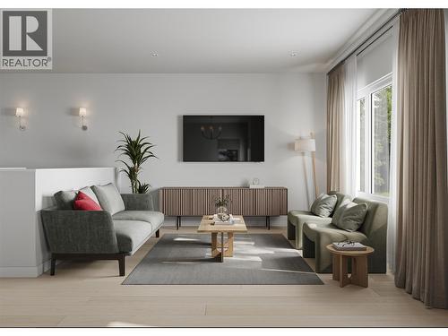 Interior Rendering - 442 Arrowleaf Rise, Coldstream, BC - Indoor Photo Showing Living Room
