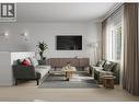Interior Rendering - 442 Arrowleaf Rise, Coldstream, BC  - Indoor Photo Showing Living Room 