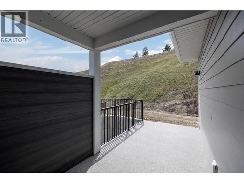 Patio off of Kitchen - 442 Arrowleaf Rise, Coldstream, BC - Outdoor With Exterior