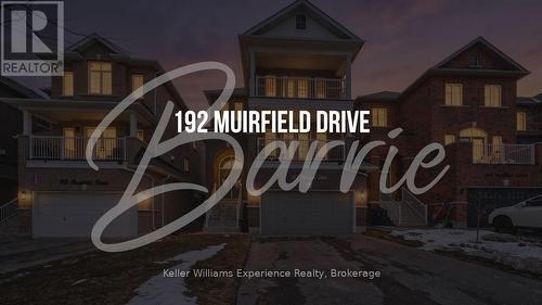 192 MUIRFIELD DRIVE  Barrie (Ardagh), ON L4N 6K7