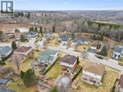 Aerial perspective of suburban area - 68 Newman Drive, Cambridge, ON - Outdoor With View