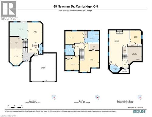 View of floor plan / room layout - 68 Newman Drive, Cambridge, ON - Other