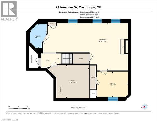 View of property floor plan - 68 Newman Drive, Cambridge, ON - Other