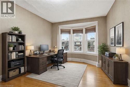 Virtually Staged - 88 Cline Avenue N, Hamilton, ON - Indoor Photo Showing Office