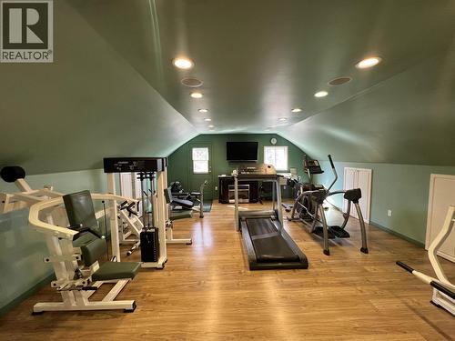 4 Reserve Road, Fort Nelson, BC - Indoor Photo Showing Gym Room