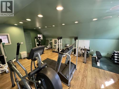4 Reserve Road, Fort Nelson, BC - Indoor Photo Showing Gym Room