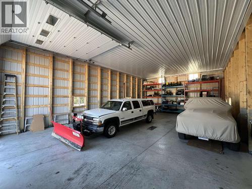 4 Reserve Road, Fort Nelson, BC - Indoor Photo Showing Garage