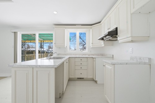 Cuisine - 6350 Rue Bourget, Brossard, QC - Indoor Photo Showing Kitchen With Double Sink