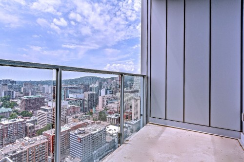 Balcony - 3307-1155 Rue De La Montagne, Montréal (Ville-Marie), QC - Outdoor With View