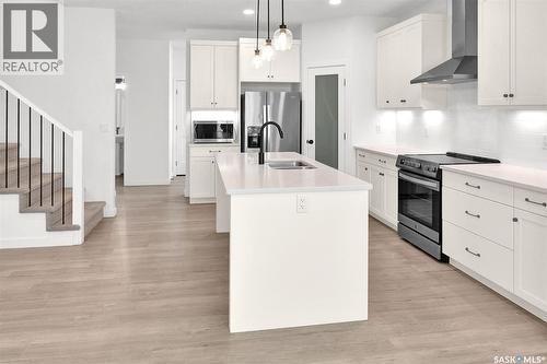 104 Forsey Avenue, Saskatoon, SK - Indoor Photo Showing Kitchen With Upgraded Kitchen