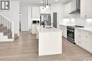104 Forsey Avenue, Saskatoon, SK  - Indoor Photo Showing Kitchen With Upgraded Kitchen 