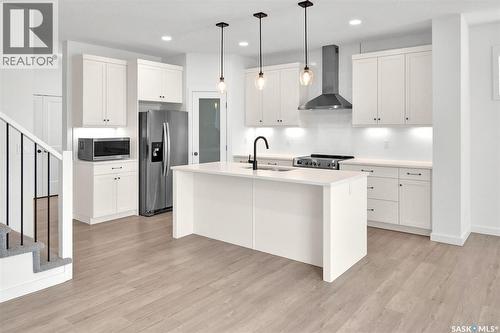 104 Forsey Avenue, Saskatoon, SK - Indoor Photo Showing Kitchen With Upgraded Kitchen