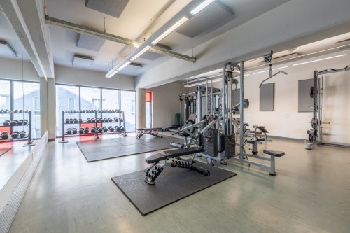 Exercise Room - 602-4293 Rue Jean-Talon O., Montréal (Côte-Des-Neiges/Notre-Dame-De-Grâce), QC - Indoor Photo Showing Gym Room