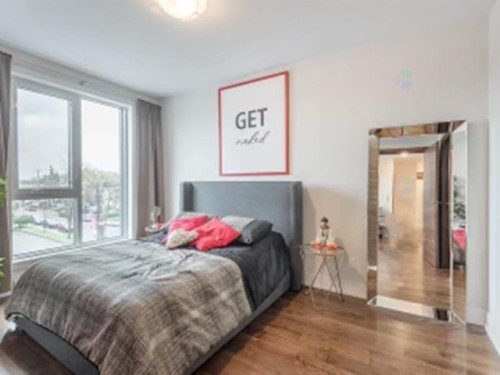 Master Bedroom - 402-5780 Rue Sherbrooke E., Montréal (Mercier/Hochelaga-Maisonneuve), QC - Indoor Photo Showing Bedroom