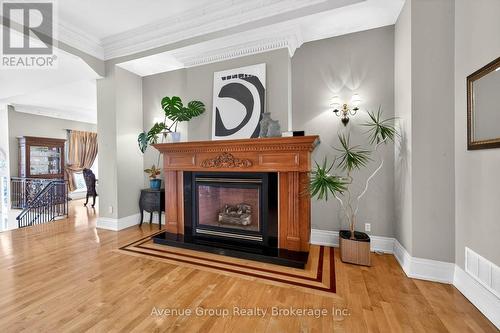 7 Longview Crescent, Vaughan, ON - Indoor Photo Showing Living Room With Fireplace