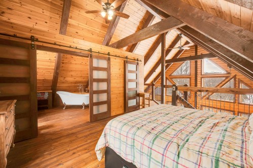 Mezzanine - 1907 Rue Grilli, Wentworth-Nord, QC - Indoor Photo Showing Bedroom