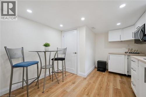 Dining room featuring recessed lighting and light wood-style floors - 699 Frederick Street, Kitchener, ON - Indoor
