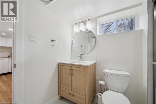 Bathroom with toilet and vanity - 699 Frederick Street, Kitchener, ON - Indoor Photo Showing Bathroom