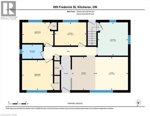 View of home floor plan - 699 Frederick Street, Kitchener, ON - Other