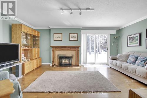 3024 Uplands Drive, Ottawa, ON - Indoor Photo Showing Living Room With Fireplace