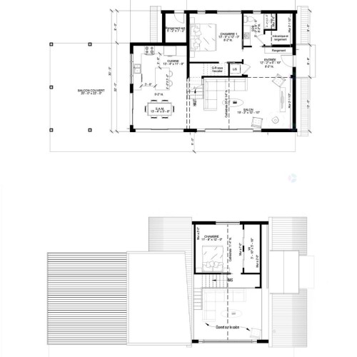 Plan (croquis) - Av. De La Montagne, Sainte-Béatrix, QC - Other