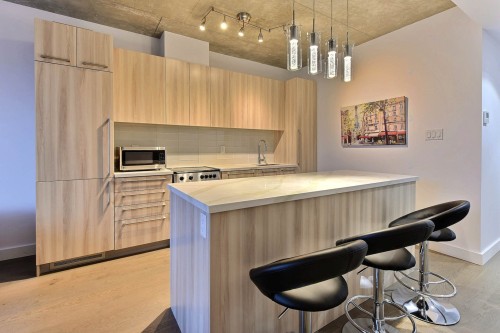 Kitchen - 609-1220 Rue Crescent, Montréal (Ville-Marie), QC - Indoor Photo Showing Other Room