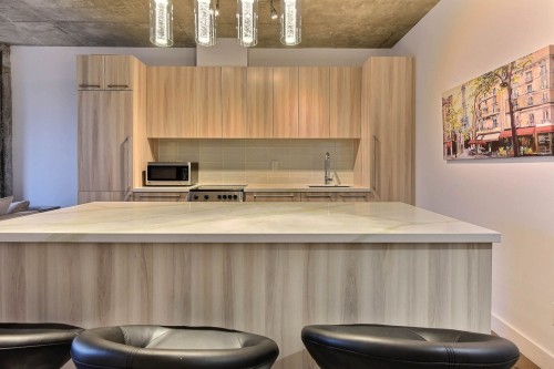 Kitchen - 609-1220 Rue Crescent, Montréal (Ville-Marie), QC - Indoor Photo Showing Kitchen