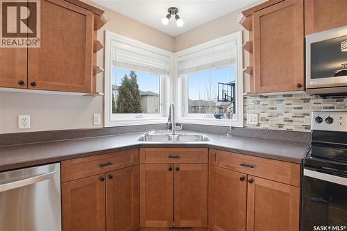 3286 Mcclocklin Road, Saskatoon, SK - Indoor Photo Showing Kitchen With Double Sink