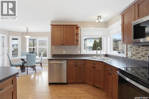 3286 Mcclocklin Road, Saskatoon, SK - Indoor Photo Showing Kitchen With Double Sink