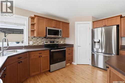 3286 Mcclocklin Road, Saskatoon, SK - Indoor Photo Showing Kitchen With Double Sink