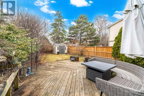 Extra-Deep Backyard - 3368 Mainsail Crescent, Mississauga, ON - Outdoor With Deck Patio Veranda