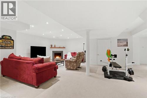 486 Delaney Court, Burlington, ON - Indoor With Fireplace