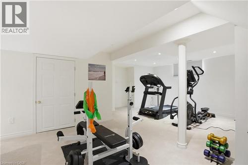486 Delaney Court, Burlington, ON - Indoor Photo Showing Gym Room