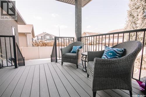 4960 Wright Road, Regina, SK - Outdoor With Deck Patio Veranda With Exterior