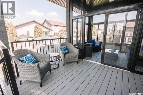4960 Wright Road, Regina, SK - Outdoor With Deck Patio Veranda With Exterior