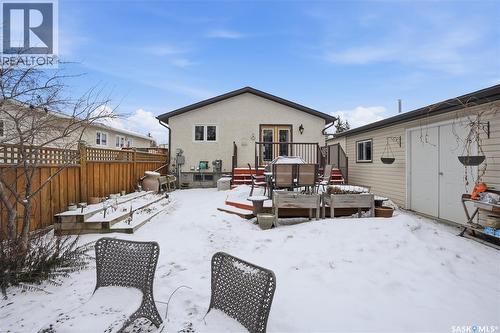 6914 Cunningham Drive, Regina, SK - Outdoor With Deck Patio Veranda With Exterior