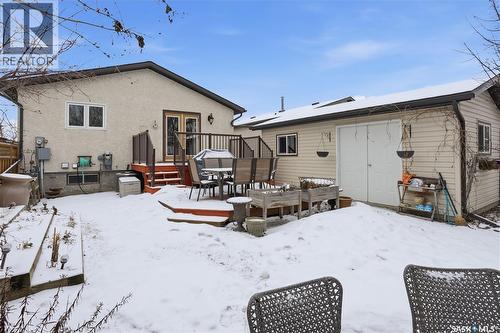 6914 Cunningham Drive, Regina, SK - Outdoor With Deck Patio Veranda With Exterior