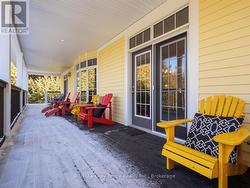 A spacious deck envelopes 3 sides of the home - 