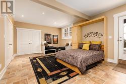 Recreation room doubles as extra sleeping space - 