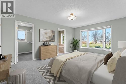 Virtually Staged - 3503 Lakeshore Road, Lincoln, ON - Indoor Photo Showing Bedroom