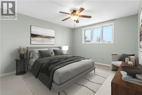 Virtually Staged - 3503 Lakeshore Road, Lincoln, ON - Indoor Photo Showing Bedroom