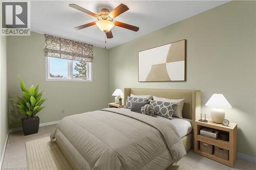 Virtually Staged - 3503 Lakeshore Road, Lincoln, ON - Indoor Photo Showing Bedroom