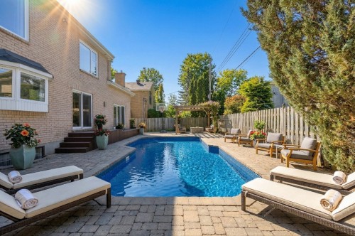 Piscine - 260 Alice-Carrière Street, Beaconsfield, QC - Outdoor With In Ground Pool With Deck Patio Veranda