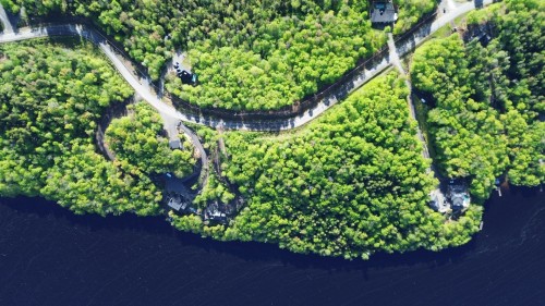 Photo aérienne - Ch. Flora-Marchand, Grandes-Piles, QC 